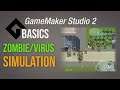 🔴 Zombie/virus simulation [Game Maker Studio 2 | Basics]