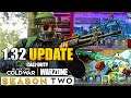1.32 Update Cold War Warzone Season 2 Battle Pass | New Weapons, Operators, Reactive Camos & More!