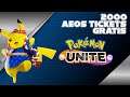 2000 AEOS TICKETS GRATIS POKEMON UNITE