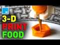 3D Printing Food and Cooking It With Lasers