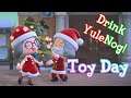 Christmas Eve TOY DAY Party in Animal Crossing New Horizons LIVE | TheYellowKazoo