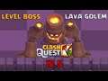 Clash Quest - 12.5 Fight Level Boss Lava Golem