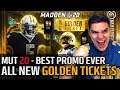 Golden Tickets INCOMING! Best Players and Card Art | Madden 20 Ultimate Team