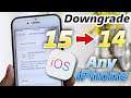 How to Downgrade iOS 15 to iOS 14 Without Losing Data in hindi || HOW TO Downgrade iOS 15 to iOS 14