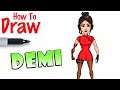 How to Draw Demi | Fortnite
