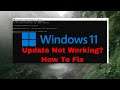 How to Fix Windows 11 Update Errors -  Quick and EASY[ Complete Tutorial]