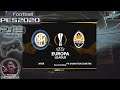 Inter Milan Vs Shakhtar Donetsk Europa League SF eFootball PES 2020 || PS3 Gameplay Full HD 60 FPS
