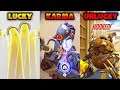 LUCKY vs KARMA vs UNLUCKY - Overwatch Pro + Funny Moments #41