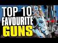 My top 10 FAVOURITE GUNS in Borderlands History!