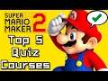 Super Mario Maker 2 Top 5 Latest QUIZ Courses (Switch)