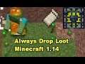 Always Drop Loot Mod - Fabric 1.14 Minecraft Demonstration and Review