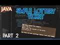 Coding ASMR Lo-Fi | Attempting to code a simple lottery ticket (part 2)