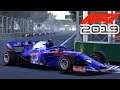 F1 2019 EXCLUSIVE Gameplay - Race in AZERBAIJAN with Alexander Albon (F1 2019 Toro Rosso)