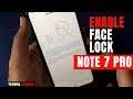 How To Enable Face Lock In Redmi Note 7 Pro
