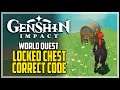 How to Unlock Treasure Chest Genshin Impact Twinning Isle (Correct Code)