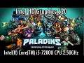 Intel HD Graphics 620 l Gameplay l PALADINS