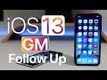 iOS 13 GM - Follow Up