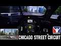 New iRacing Chicago Street Circuit - Supercars Ford Mustang GT Onboard [Triple Screen + Motion Sim]