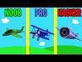 NOOB vs PRO vs HACKER in Merge Plane!
