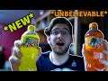 Trying The *NEW* Mountain Dew Baja Blast Flavors!! *INSANE REACTIONS*