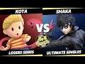 4o4 Smash Night 20 Losers Semis - Kota (Lucas) Vs. Shaka (Joker) - SSBU Ultimate Tournament