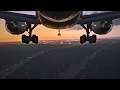 Airbus A350-900 XWB - Sunset Landing in Frankfurt [EDDF] [Gear CAM] - X-Plane 11