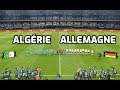 ALGÉRIE - ALLEMAGNE | Champion d'Afrique vs Mannschaft PES 2019