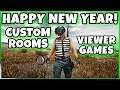 CUSTOM ROOMS & VIEWER GAMES HAPPY NEW YEAR!! | PUBG MOBILE