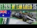F1 2020 My Team | #76 | Poslední Sezóna Startuje! | CZ Let's Play (S5 - AUS)
