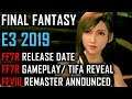 Final Fantasy News E3 2019 - FF7R Release Date, Tifa Reveal & FFVIII Remaster