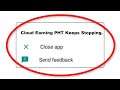 Fix Cloud Earning PHT Keeps Stopping Error Android - Fix Cloud Earning PHT App Not Open Problem