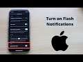 iPhone 12 : How to Turn on Flash Notification iPhone 12