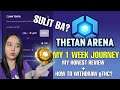 MY 1 WEEK JOURNEY PLAYING THETAN ARENA | HOW TO WITHDRAW THETAN COINS?