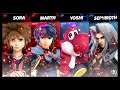 Super Smash Bros Ultimate Amiibo Fights – Sora & Co #151 Sora & Marth vs Yoshi & Sephiroth