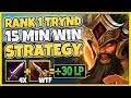 #1 TRYNDAMERE WORLD UNREAL 15 MINUTE WIN STRATEGY (ALWAYS WORKS) - League of Legends