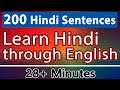 200 Hindi Sentences - Learn Hindi through English