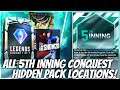 5th Inning Conquest Hidden Pack Locations! LOTS Of Great Free Packs! MLB The Show 20 Tips