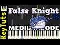 False Knight from Hollow Knight - Medium Mode [Piano Tutorial] (Synthesia)