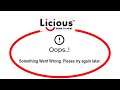 Fix Licious Oops Something Went Wrong Error Please Try Again Later Problem Solved