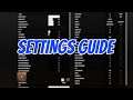 Full Settings Guide + My Personal Settings (Roblox Bad Business)