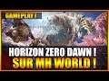 GAMEPLAY - HORIZON ZERO DAWN SUR MONSTER HUNTER WORLD ICEBORNE😍 - FR