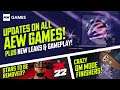 New AEW Games Updates, Gameplay & Leaks, WWE 2K22 Roster Changing? + More! (Wrestling Game News)