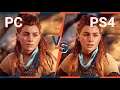 HORIZON ZERO DAWN (4K 60FPS) - PC vs. PS4 - MATCH