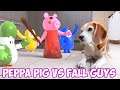 Fall Guys & Scary Peppa Pig Vs Funny Dogs In REAL LIFE!!!!