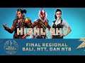 Highlight Free Fire - Piala Presiden Esports 2021 (Final Regional Bali, NTT, NTB)