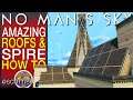 How To Build Roofs & Spires Tutorial - No Man's Sky Frontiers Update - NMS Scottish Rod