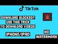 How to Download Tiktok Videos | No Watermark on iPhone / iPad