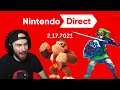 Nintendo Direct 2.17.2021 LIVE REACTION! (Zelda 35th Anniversary!? Smash Bros Ultimate, & MORE!)