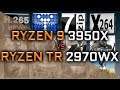 Ryzen 9 3950X vs Ryzen TR 2970WX Benchmarks - 15 Tests