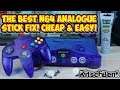 The BEST Nintendo 64 Analogue Stick Fix! Kitsch Bent Joystick Parts Install!